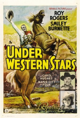 Постер фильма Под западными звёздами (1938)