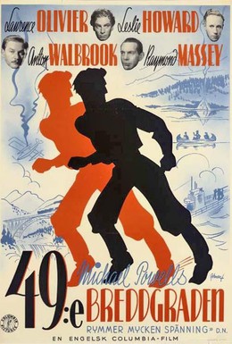 Постер фильма 49-я параллель (1941)