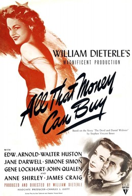 Постер фильма Дьявол и Дэниэл Уэбстер (1941)