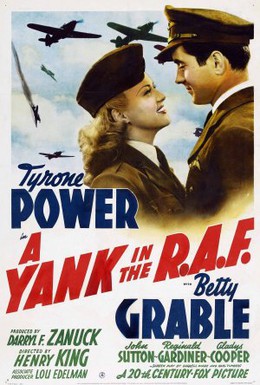 Постер фильма Янки в королевских ВВС (1941)