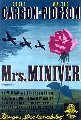 Постер фильма Миссис Минивер (1942)