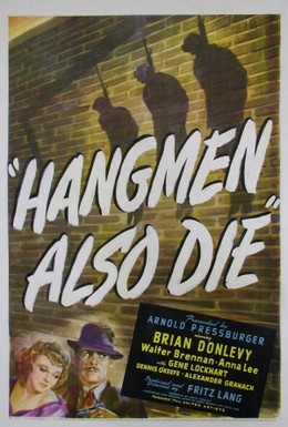 Постер фильма Палачи тоже умирают (1943)