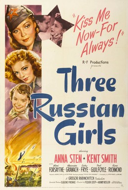Постер фильма Три русские девушки (1943)