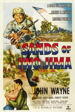 Постер фильма Пески Иво Джимы (1949)