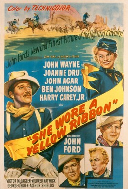 Постер фильма Она носила желтую ленту (1949)