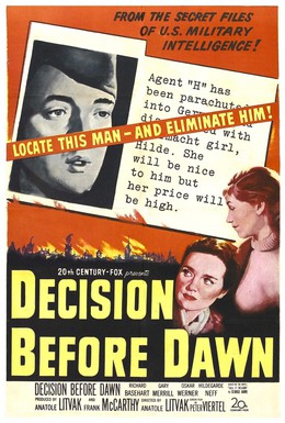 Постер фильма Решение перед рассветом (1951)