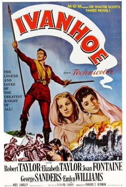 Постер фильма Айвенго (1952)