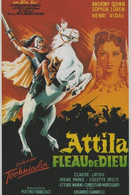 Постер фильма Аттила завоеватель (1954)