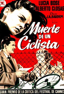 Постер фильма Смерть велосипедиста (1955)