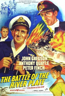 Постер фильма Битва у Ла-Платы (1956)