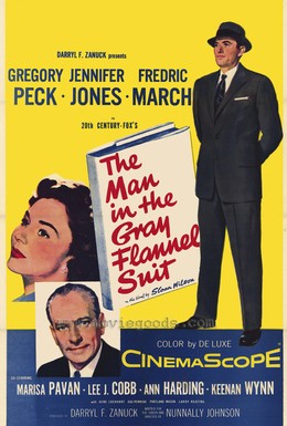 Постер фильма Человек в сером фланелевом костюме (1956)