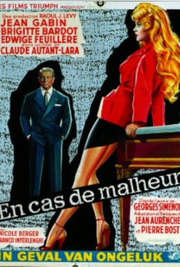 Постер фильма В случае несчастья (1958)
