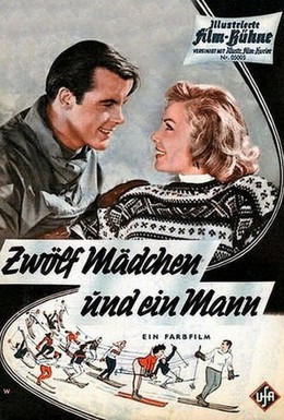 Постер фильма Двенадцать девушек и один мужчина (1959)