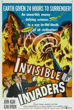Постер фильма Невидимые захватчики (1959)
