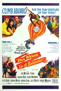 Постер фильма Пять недель на воздушном шаре (1962)