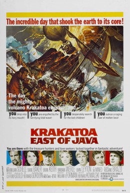 Постер фильма Гибель на вулкане Кракатау (1968)