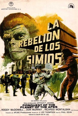 Постер фильма Завоевание планеты обезьян (1972)
