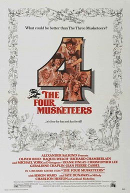Постер фильма Четыре мушкетера (1974)