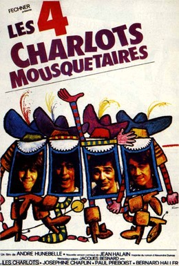 Постер фильма 4 мушкетера Шарло (1974)