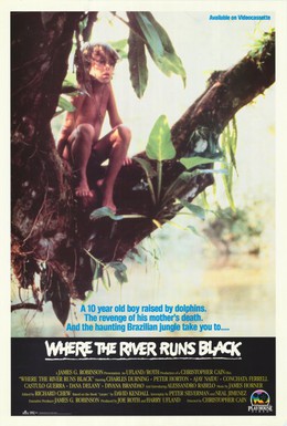 Постер фильма Там, где река становится чёрной (1986)