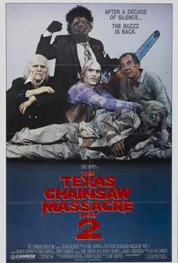 Постер фильма Техасская резня бензопилой 2 (1986)