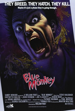 Постер фильма Голубая обезьяна (1987)