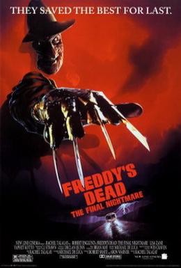 Постер фильма Кошмар на улице Вязов 6: Фредди мертв (1991)
