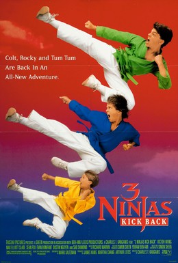 Постер фильма Три ниндзя наносят ответный удар (1994)
