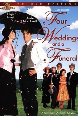 Постер фильма Четыре свадьбы и одни похороны (1994)