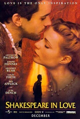 Постер фильма Влюбленный Шекспир (1998)