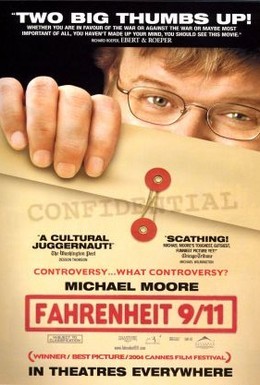 Постер фильма Фаренгейт 9/11 (2004)