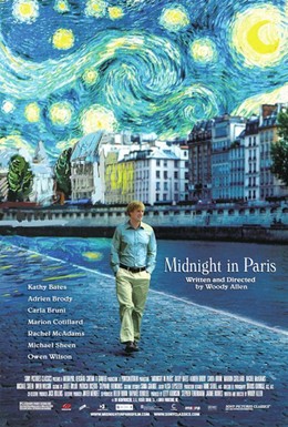 Постер фильма Полночь в Париже (2011)