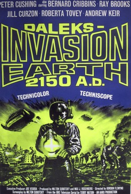 Постер фильма Вторжение Далеков на Землю (1966)