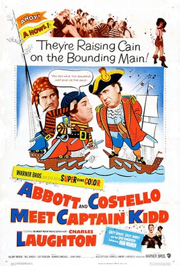 Постер фильма Эбботт и Костелло встречают капитана Кидда (1952)