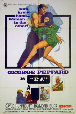 Постер фильма Пи Джей (1968)