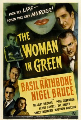 Постер фильма Шерлок Холмс: Женщина в зеленом (1945)