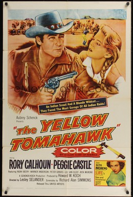 Постер фильма Желтый томагавк (1954)