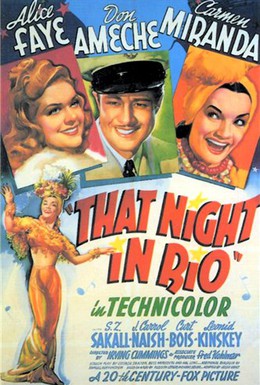 Постер фильма Та ночь в Рио (1941)