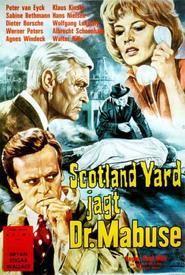 Постер фильма Скотланд Ярд против доктора Мабузе (1963)
