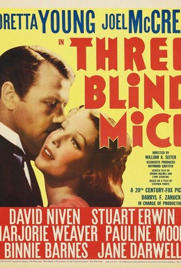 Постер фильма Три слепые мыши (1938)