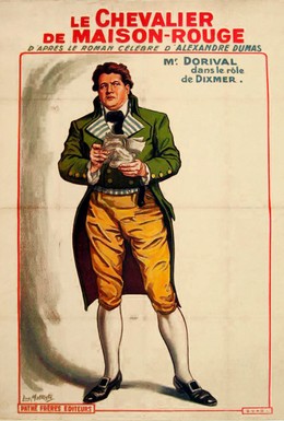 Постер фильма Шевалье де Мезон-Руж (1914)