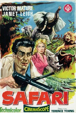 Постер фильма Сафари (1956)