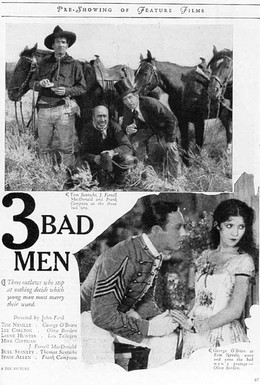 Постер фильма Три негодяя (1926)