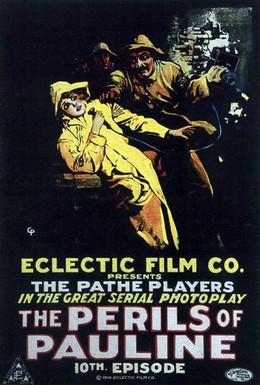 Постер фильма Опасные похождения Полины (1914)