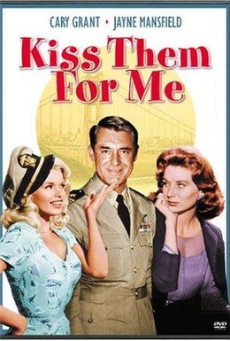 Постер фильма Поцелуй их за меня (1957)