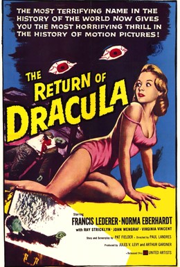 Постер фильма Возвращение Дракулы (1958)
