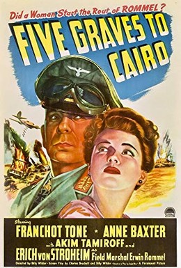 Постер фильма Пять гробниц по пути в Каир (1943)