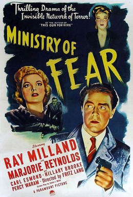 Постер фильма Министерство страха (1944)