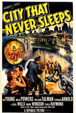 Постер фильма Город, который никогда не спит (1953)