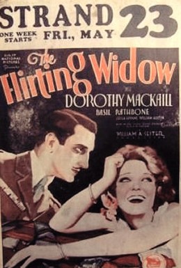 Постер фильма Кокетливая вдова (1930)